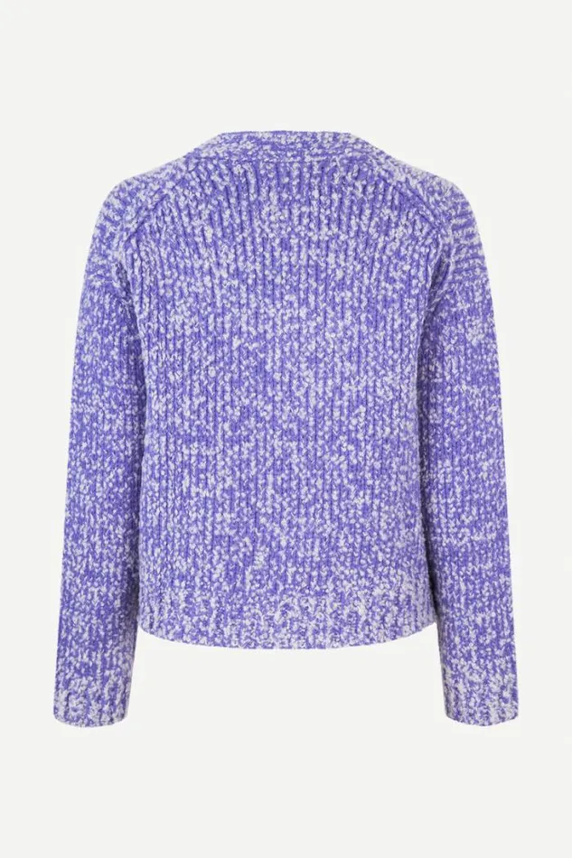 Woman Aria Cardigan 15011 Simply Purple Mel Samse Samse Knitwear