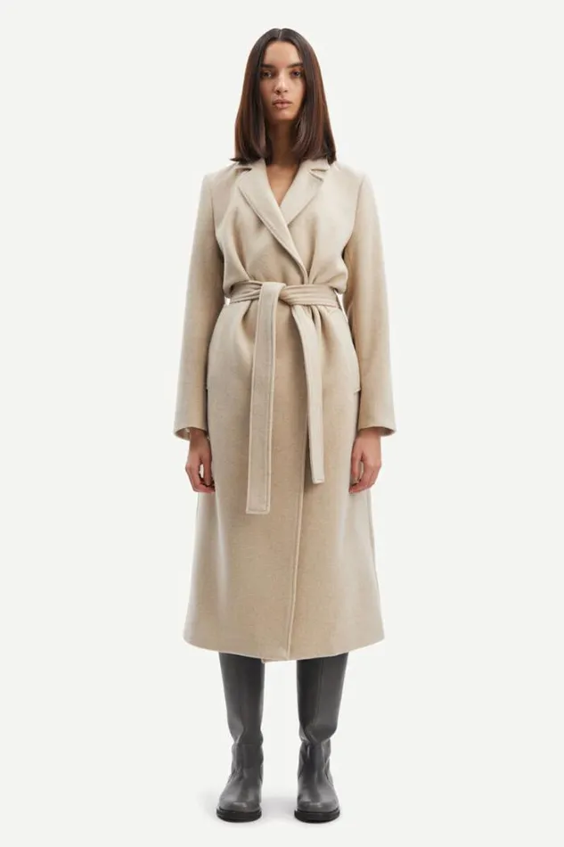 Woman Astrid Coat 11104 Beige Samse Samse Jackets and Coats