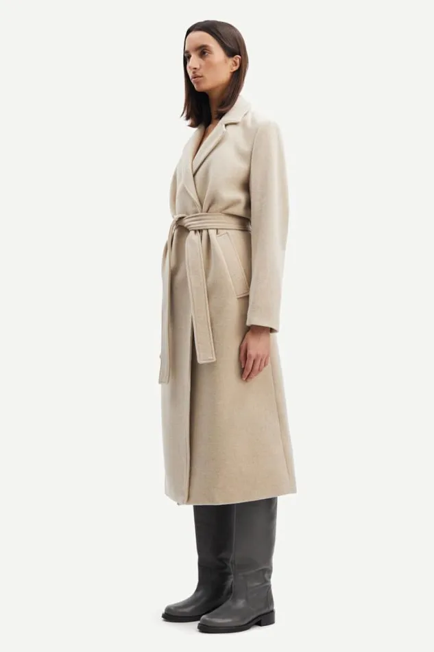 Woman Astrid Coat 11104 Beige Samse Samse Jackets and Coats