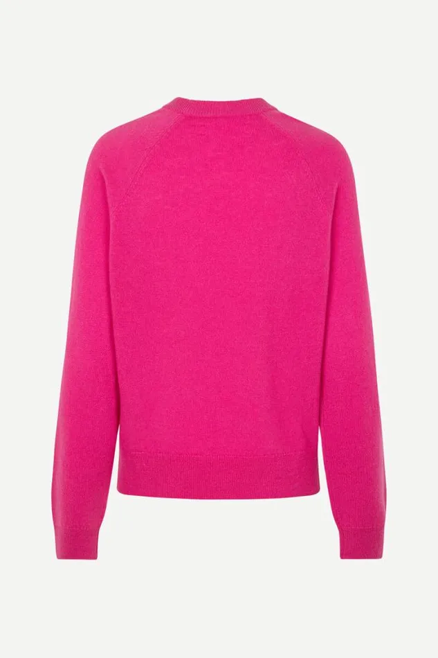 Woman Boston Oneck 6304 Fuchsia Fedora Samse Samse Knitwear