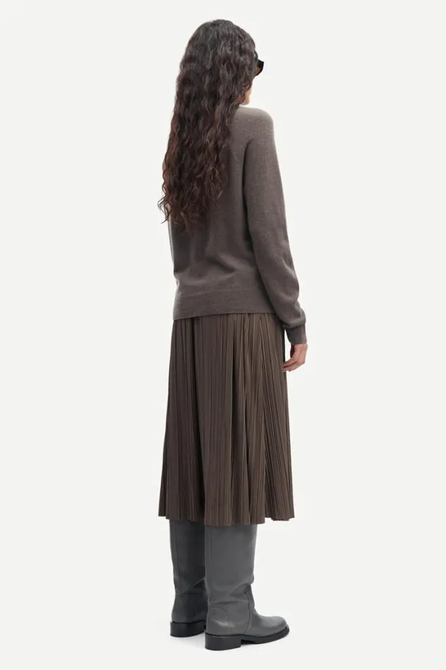 Woman Boston Oneck 6304 Major Brown Samse Samse Knitwear
