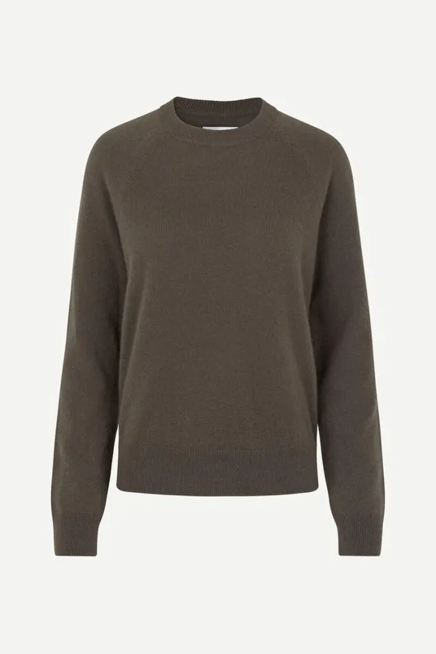 Woman Boston Oneck 6304 Major Brown Samse Samse Knitwear