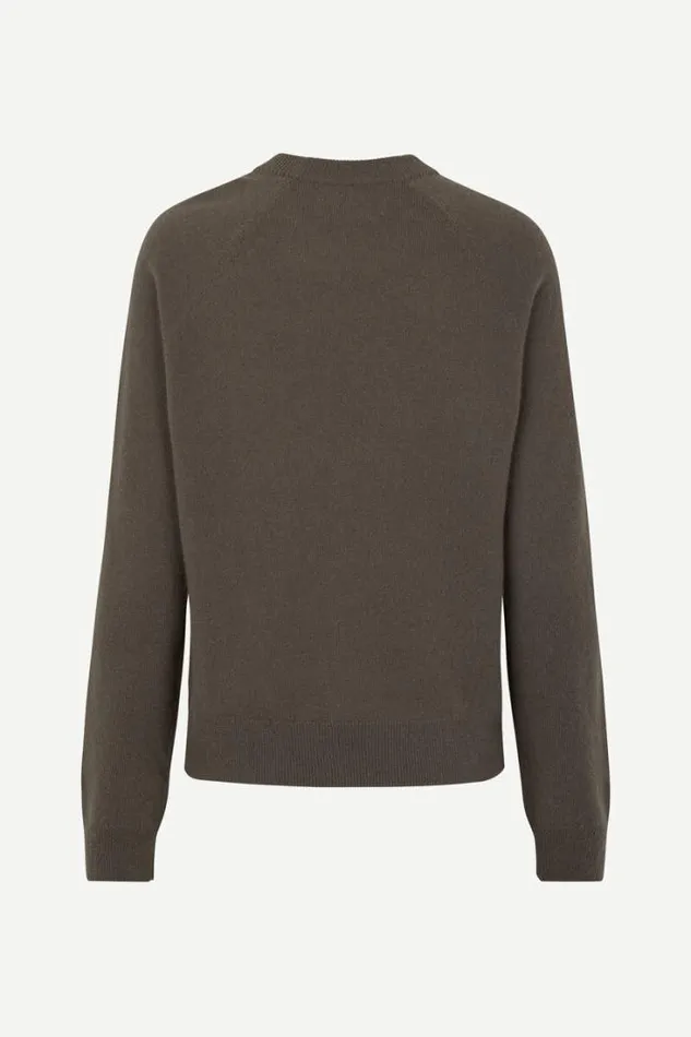 Woman Boston Oneck 6304 Major Brown Samse Samse Knitwear