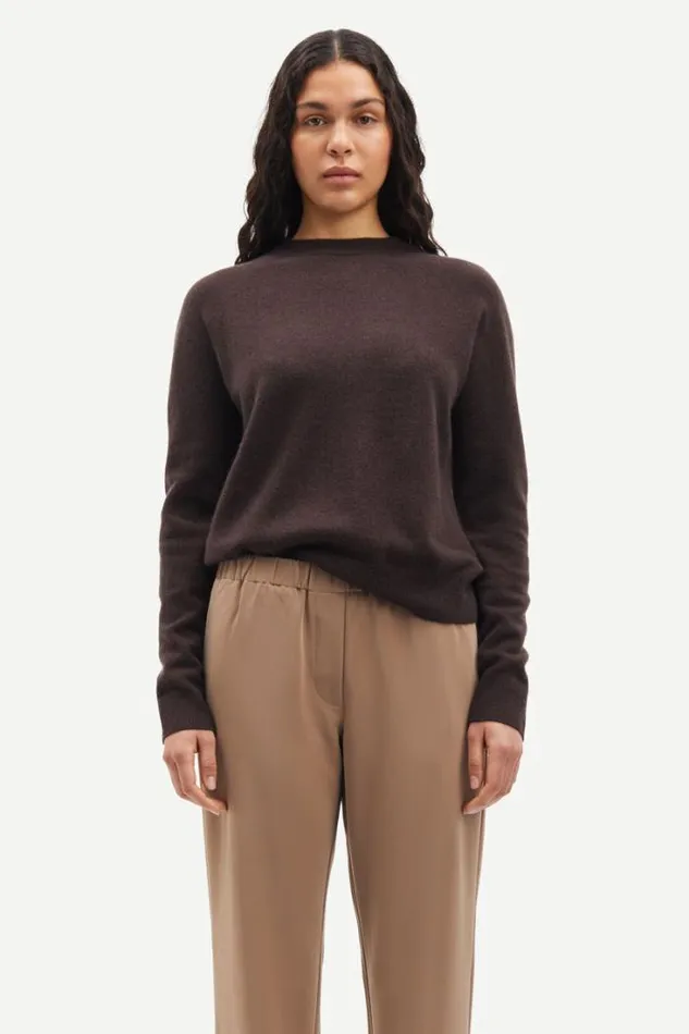 Woman Boston Oneck 6304 Mole039 Samse Samse Knitwear