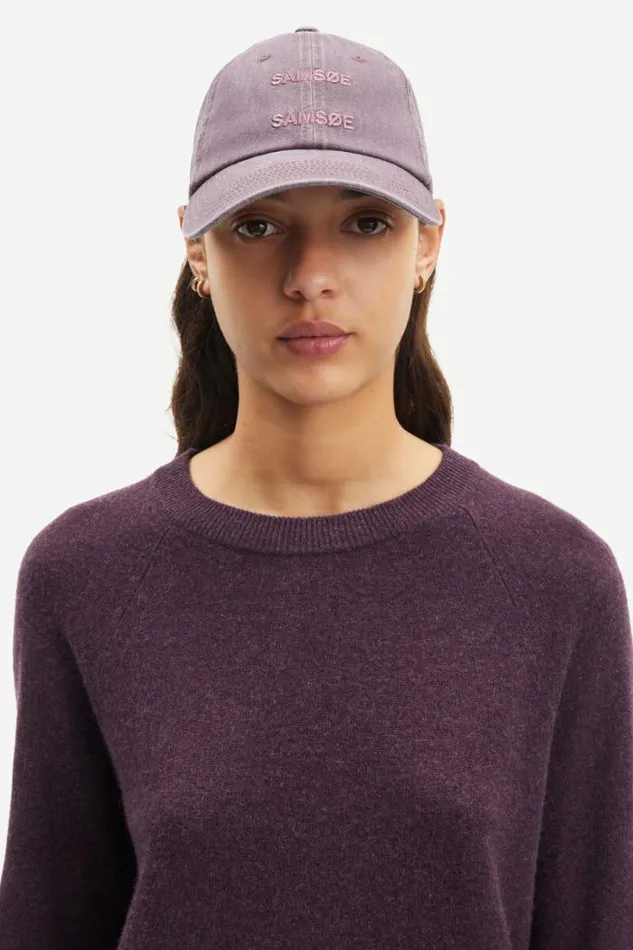 Woman Boston Oneck 6304 Plum Perfect Samse Samse Knitwear