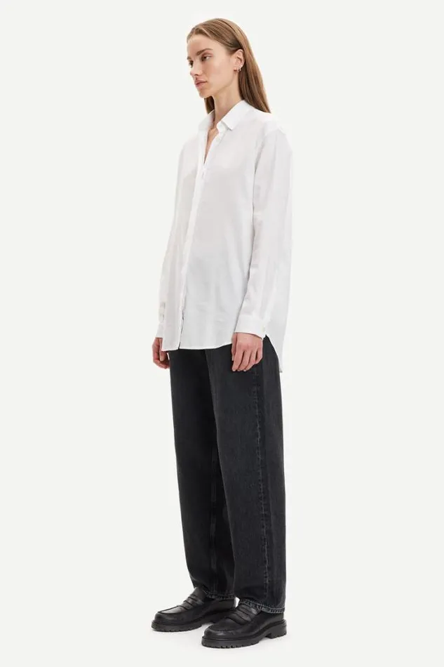 Woman Caico Shirt 2634 White Samse Samse Shirts and Blouses
