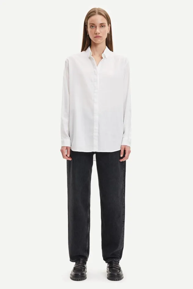 Woman Caico Shirt 2634 White Samse Samse Shirts and Blouses