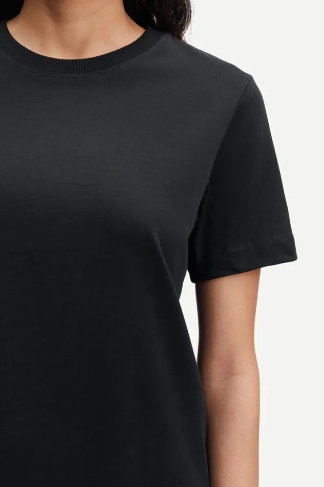 Woman Camino Tshirt Ss 6024 Black Samse Samse Tshirts