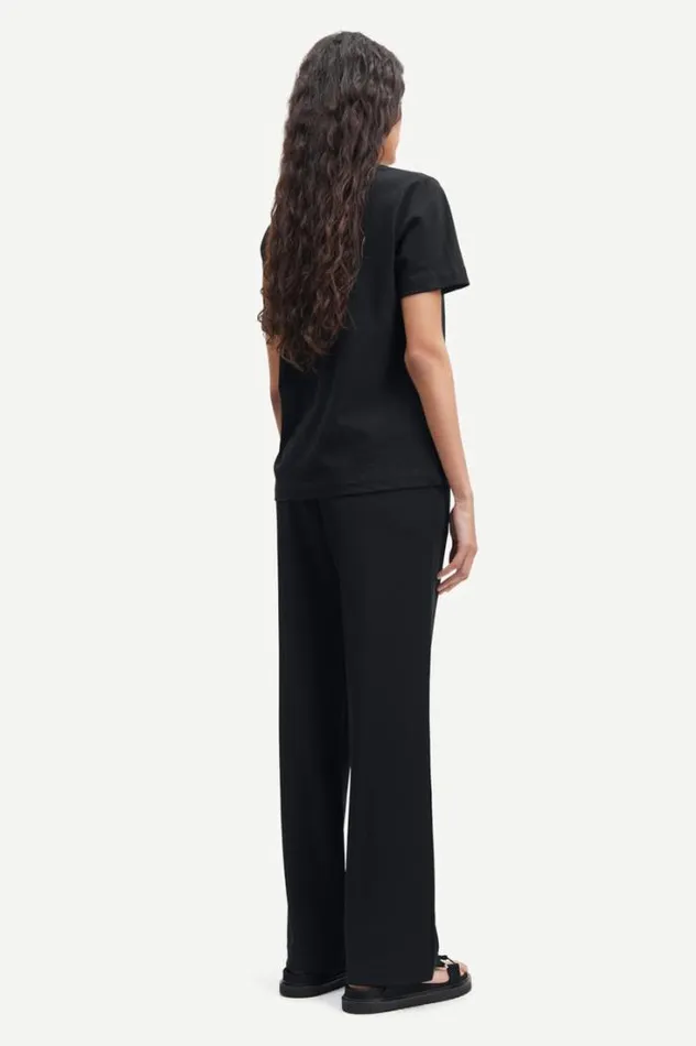 Woman Camino Tshirt Ss 6024 Black Samse Samse Tshirts