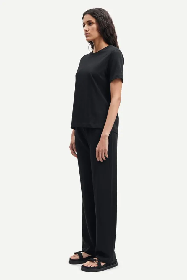 Woman Camino Tshirt Ss 6024 Black Samse Samse Tshirts