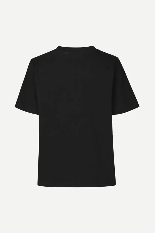 Woman Camino Tshirt Ss 6024 Black Samse Samse Tshirts