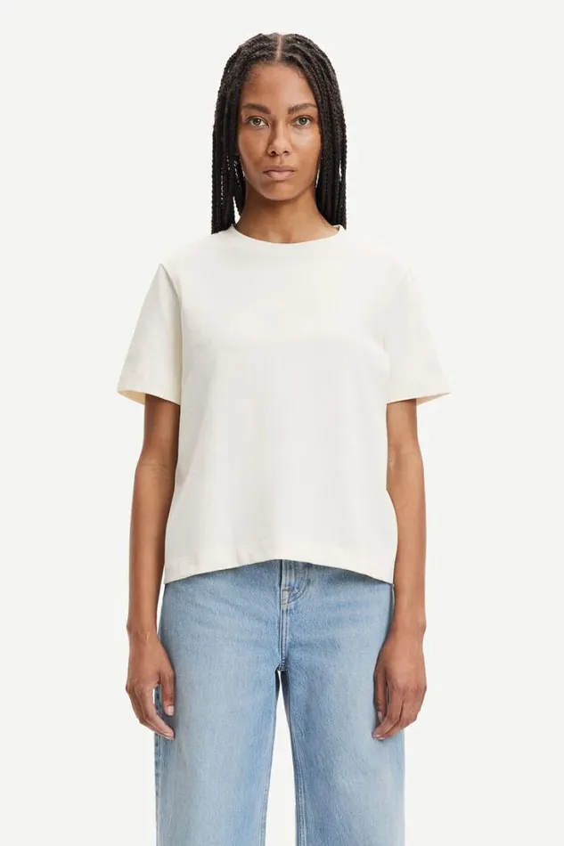 Woman Camino Tshirt Ss 6024 Clear Cream Samse Samse Tshirts
