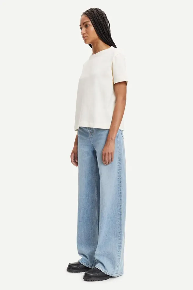 Woman Camino Tshirt Ss 6024 Clear Cream Samse Samse Tshirts