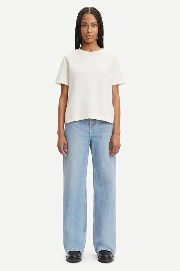 Woman Camino Tshirt Ss 6024 Clear Cream Samse Samse Tshirts