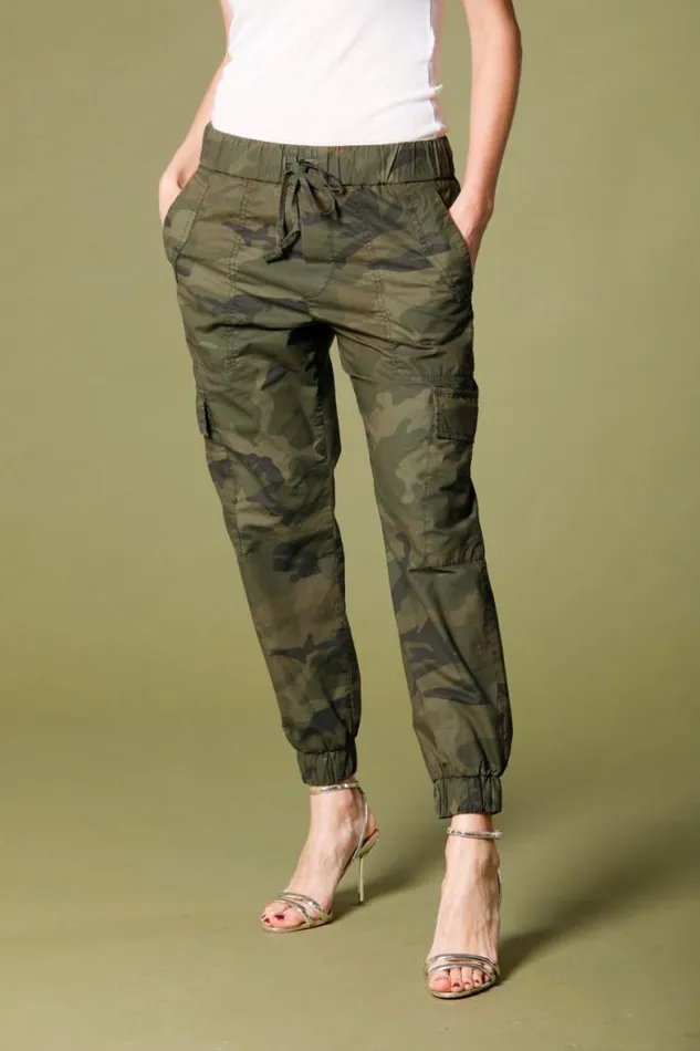 Woman Cargo Jogger Cargo Pants In Mat Fabric With Camouflage Print Relaxed Mason039s Pants Woman Cargo Jogger Cargo Pants In Mat Fabric With Camouflage Print Relaxed Mason039s Pants