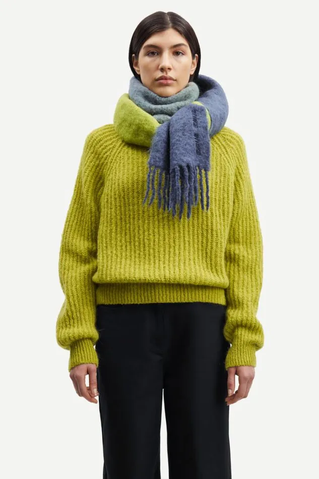 Woman Carry Scarf 15006 Ombre Green Samse Samse Scarves