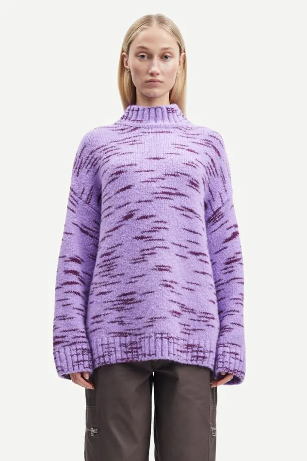 Woman Celeste Mock Neck 14941 Rhapsody Mel Samse Samse Knitwear
