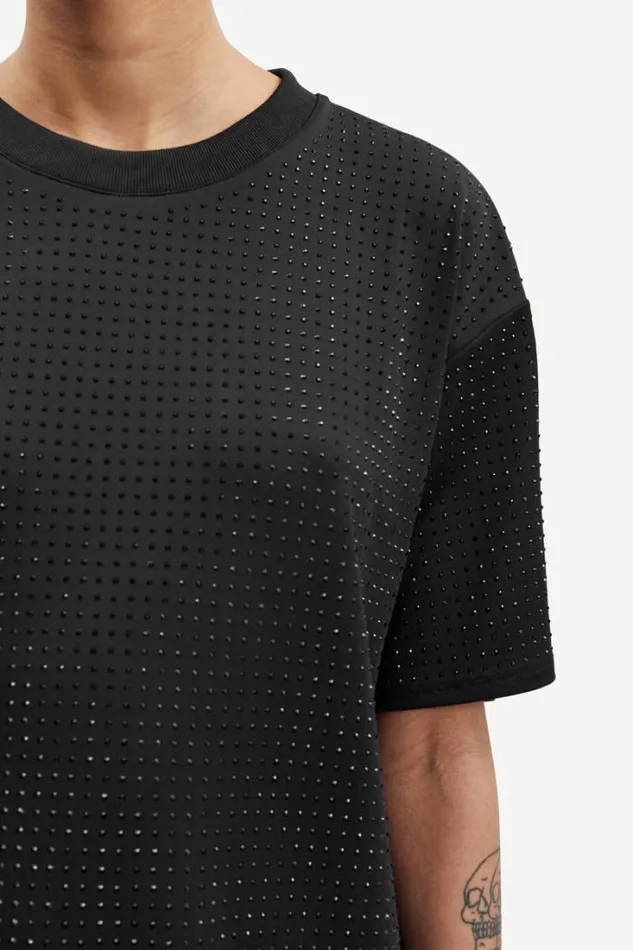 Woman Chrishell Tshirt 14611 Caviar Samse Samse Tshirts