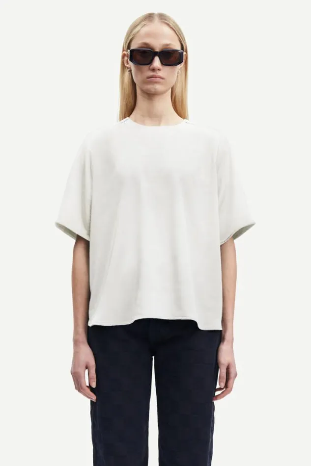 Woman Denise SS Top 14908 White Onyx Samse Samse Tshirts