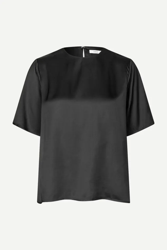 Woman Denise Top 14905 Black Samse Samse Tshirts