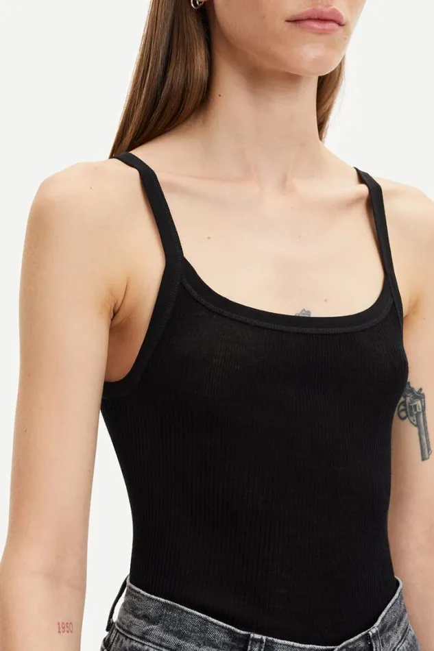 Woman Doudo Top 13020 Black Samse Samse Tshirts