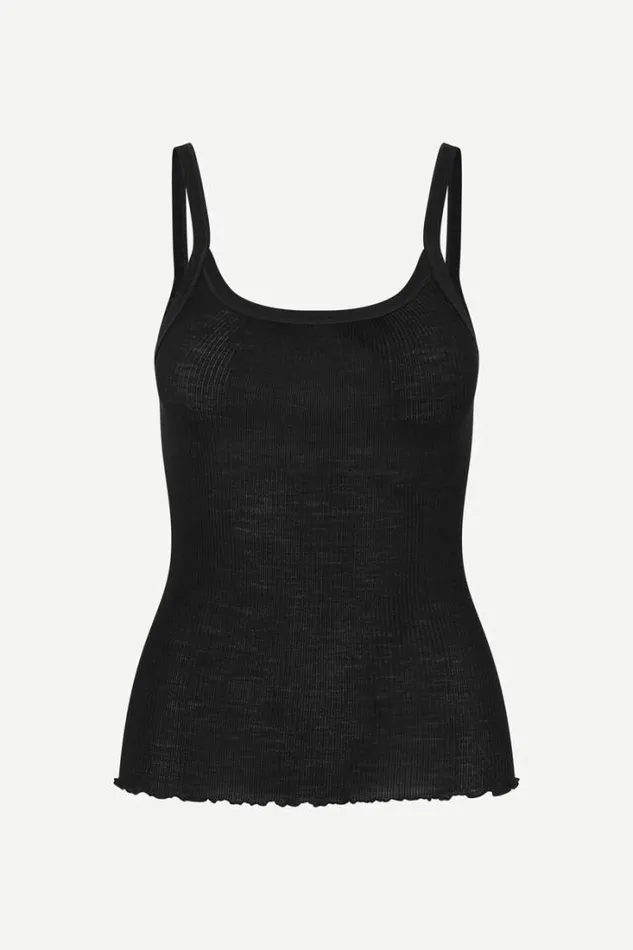 Woman Doudo Top 13020 Black Samse Samse Tshirts