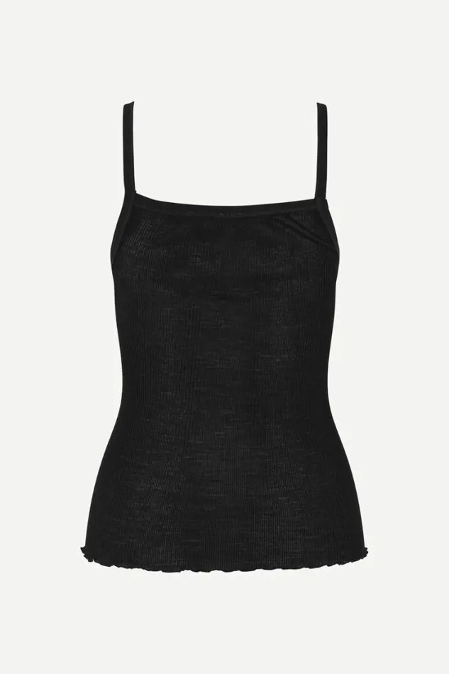 Woman Doudo Top 13020 Black Samse Samse Tshirts
