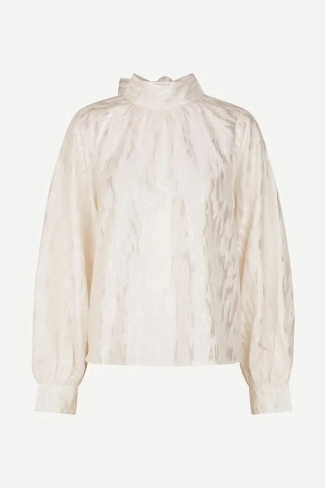 Woman Ebbali Blouse 15042 Arctic Wolf Samse Samse Shirts and Blouses