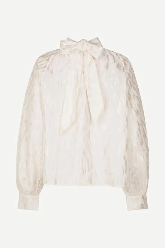 Woman Ebbali Blouse 15042 Arctic Wolf Samse Samse Shirts and Blouses