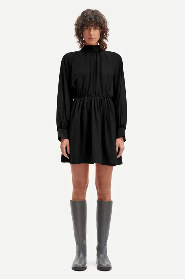 Woman Ebbali Dress 14639 Black Samse Samse Dresses and Jumpsuits