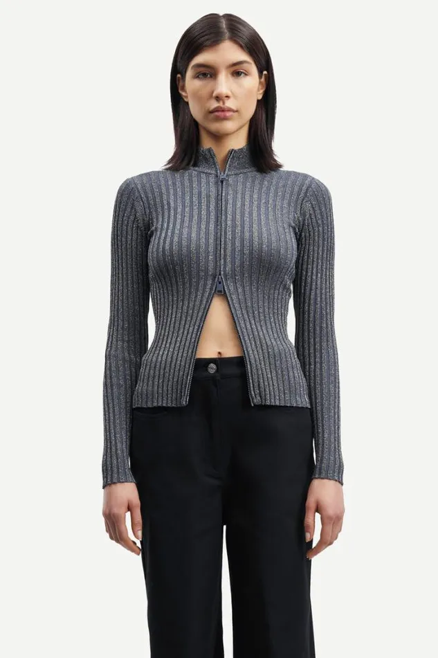 Woman Edna Cardigan 15022 Turbulence Samse Samse Knitwear