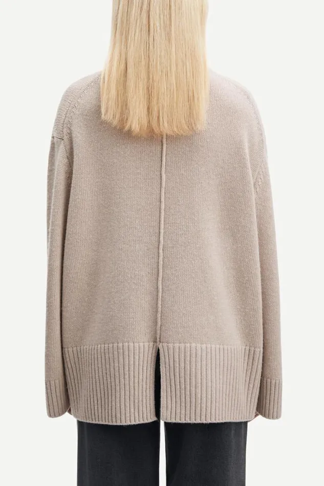 Woman Eliette Crew Neck 14938 Nacreous Clouds Samse Samse Knitwear