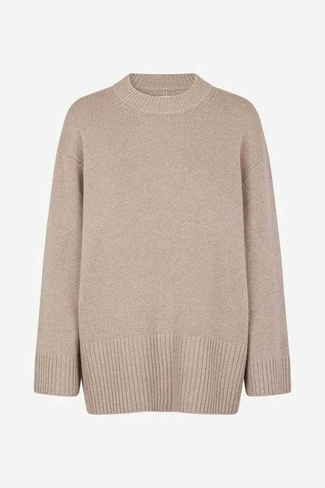 Woman Eliette Crew Neck 14938 Nacreous Clouds Samse Samse Knitwear