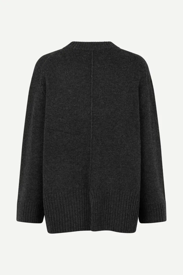 Woman Eliette Crew Neck 14938 Phantom Samse Samse Knitwear