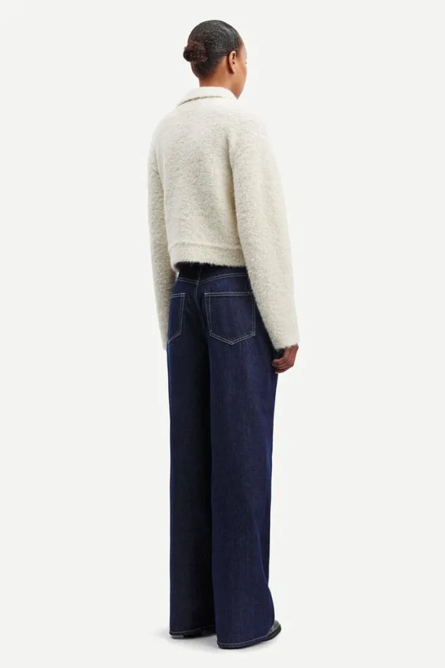 Woman Emilie Jacket 15030 Arctic Wolf Samse Samse Knitwear