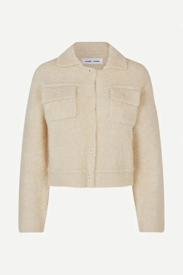 Woman Emilie Jacket 15030 Arctic Wolf Samse Samse Knitwear