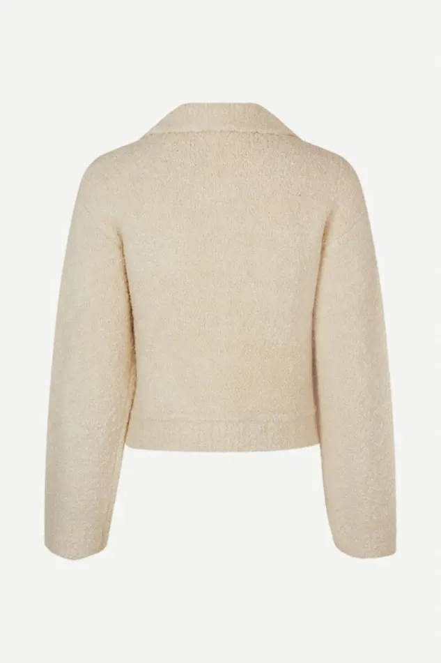 Woman Emilie Jacket 15030 Arctic Wolf Samse Samse Knitwear
