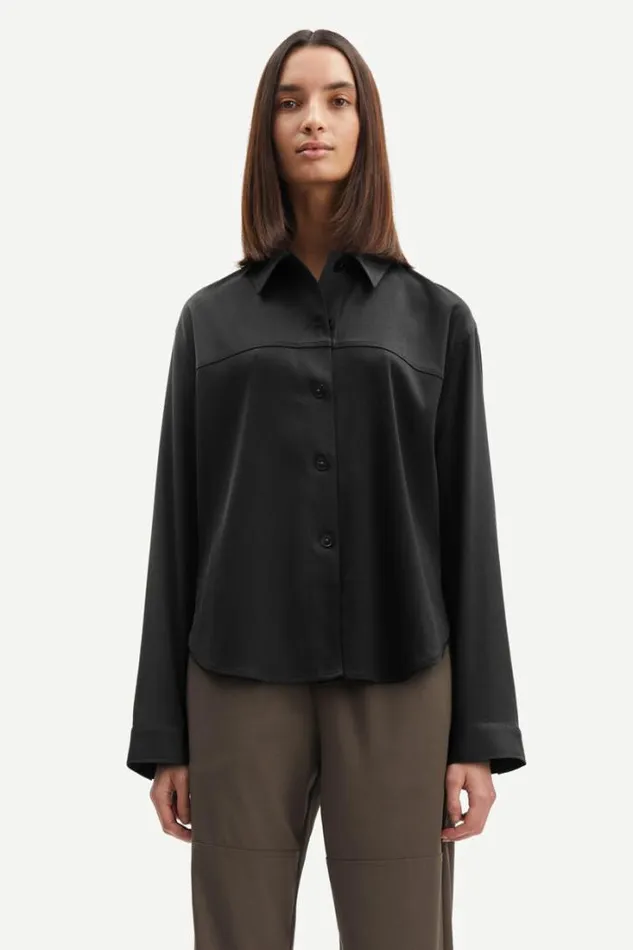 Woman Esmel Shirt 14635 Black Samse Samse Matching Sets