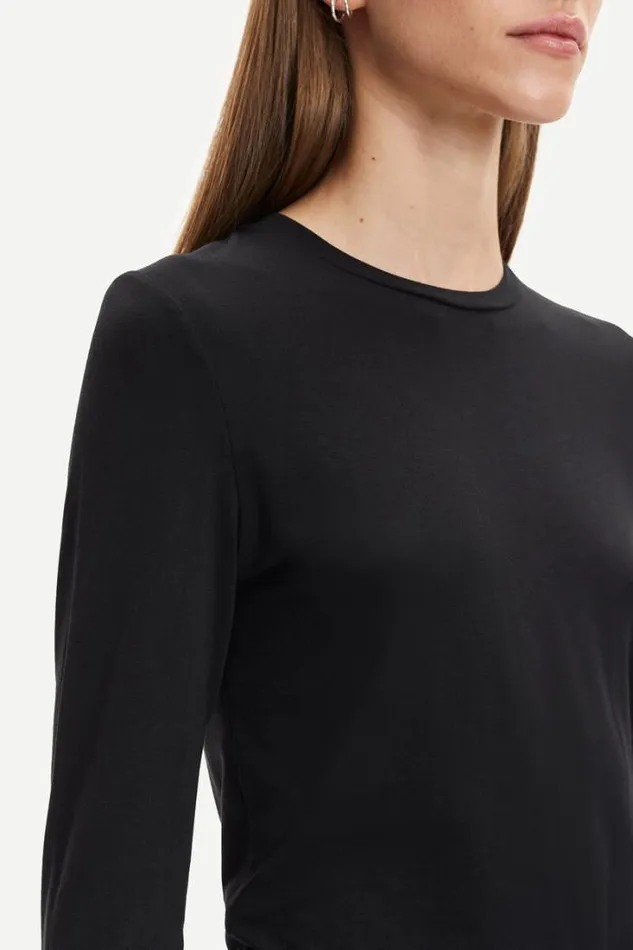 Woman Ester Ls 265 Black Samse Samse Tshirts