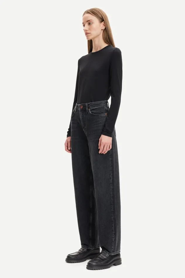 Woman Ester Ls 265 Black Samse Samse Tshirts
