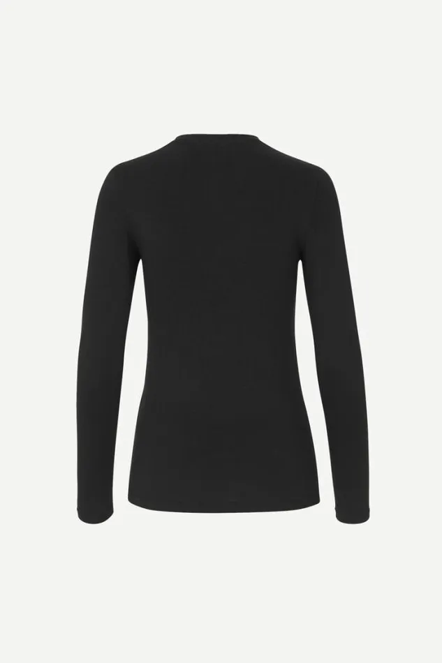 Woman Ester Ls 265 Black Samse Samse Tshirts