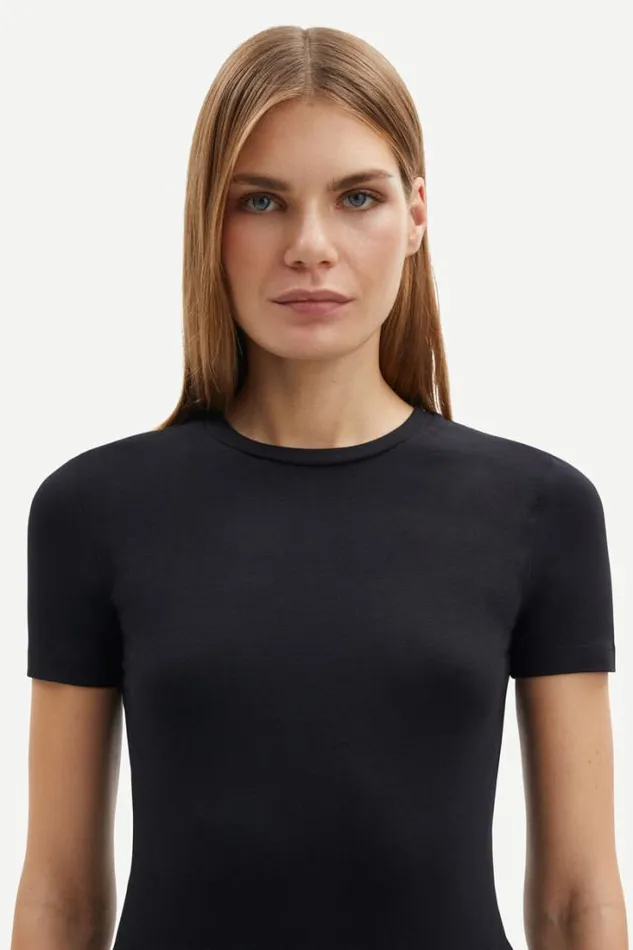 Woman Ester Ss 265 Black Samse Samse Tshirts