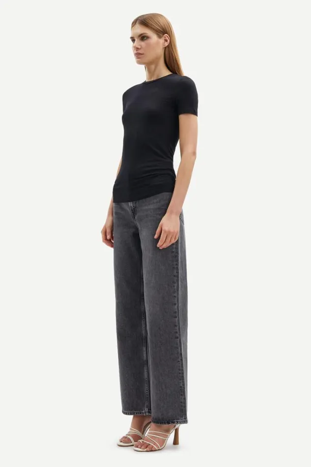 Woman Ester Ss 265 Black Samse Samse Tshirts