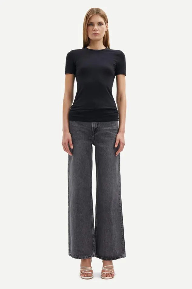 Woman Ester Ss 265 Black Samse Samse Tshirts