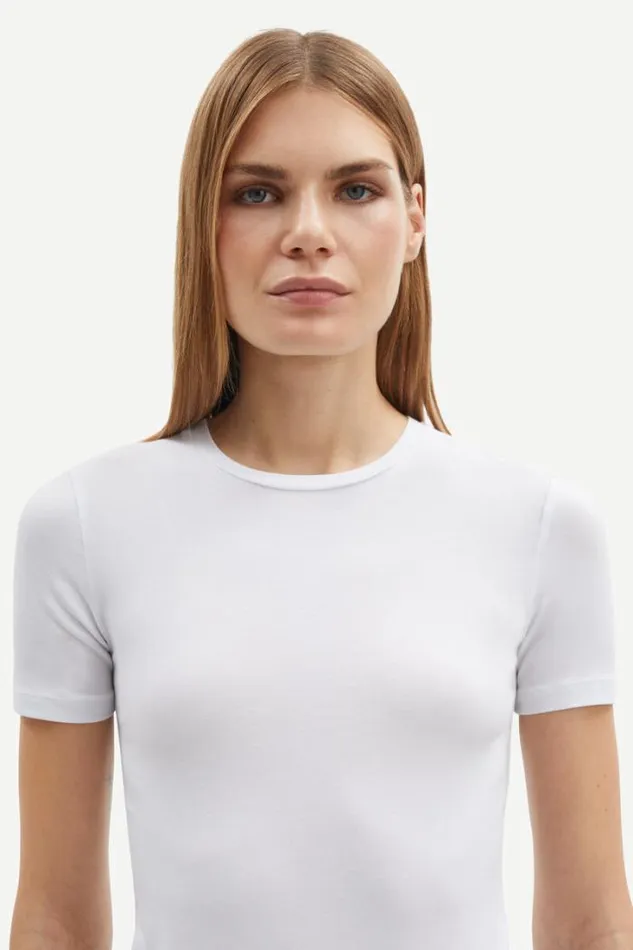Woman Ester Ss 265 White Samse Samse Tshirts