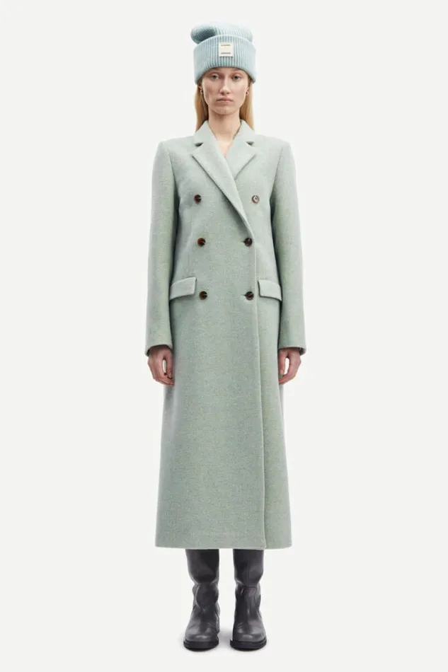 Woman Falcon Coat 11104 Misty Blue Samse Samse Jackets and Coats