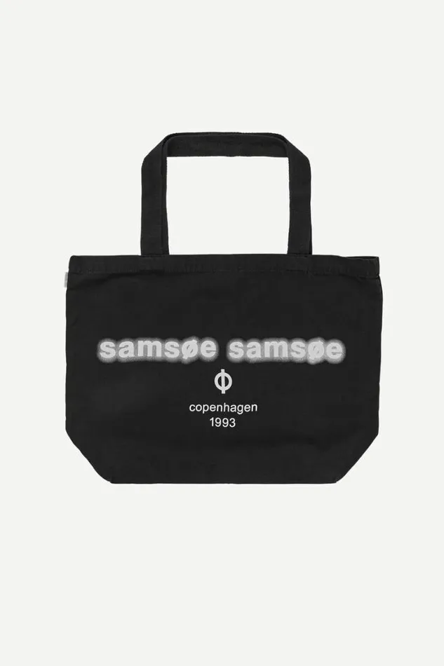 Woman Frinka Shopper 11672 Cph Black White Samse Samse Bags and Wallets
