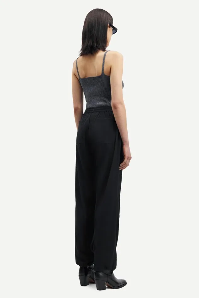 Woman Gira Trousers 14635 Black Samse Samse Matching Sets