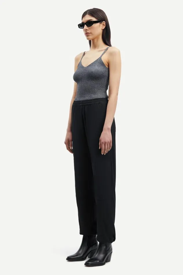 Woman Gira Trousers 14635 Black Samse Samse Matching Sets