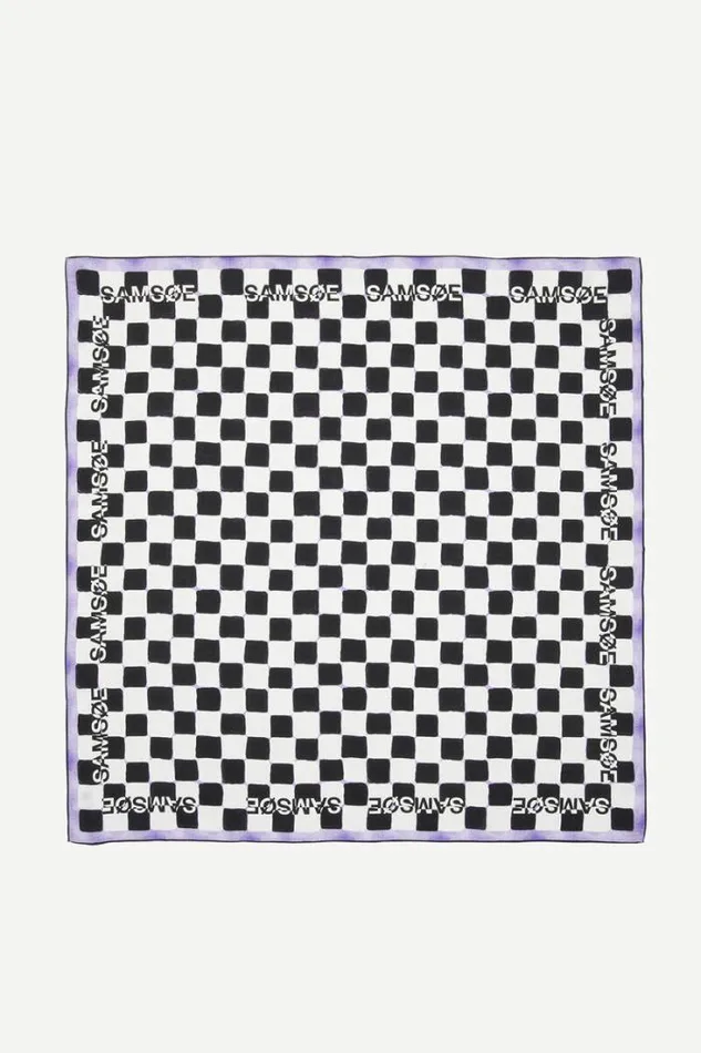Woman Hailan Scarf Aop 9394 Checks Rhapsody Samse Samse Scarves